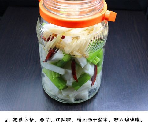 促消化还开胃的泡菜萝卜的做法