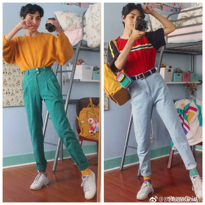 ＂假小子＂的复古穿衣搭配风格