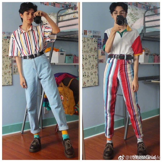 ＂假小子＂的复古穿衣搭配风格