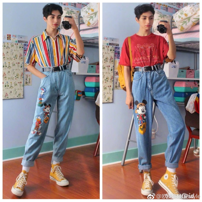 ＂假小子＂的复古穿衣搭配风格