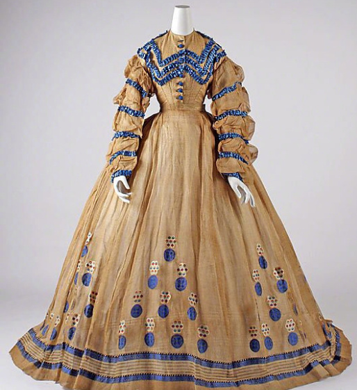 1860年代欧美女性的日常服饰美图