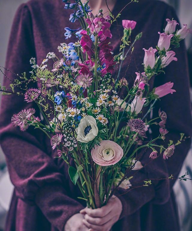 唯美紫色花束浪漫图片