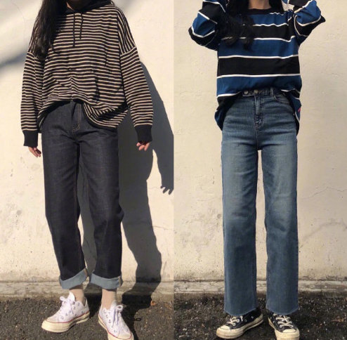 适合娇小女生的清纯学生风穿搭参考