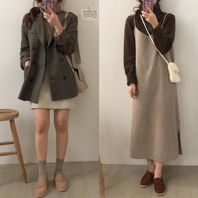 一波温暖的女生冬季穿搭参考