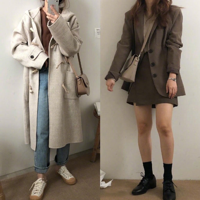 一波温暖的女生冬季穿搭参考