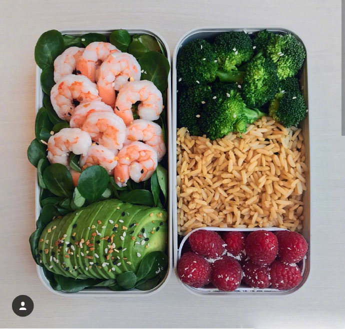 虾仁低脂健康蔬菜减肥餐图片