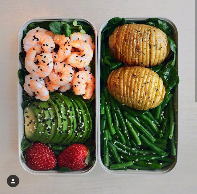 虾仁低脂健康蔬菜减肥餐图片