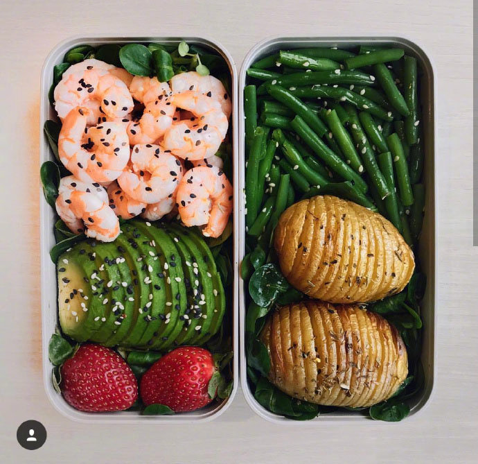 虾仁低脂健康蔬菜减肥餐图片