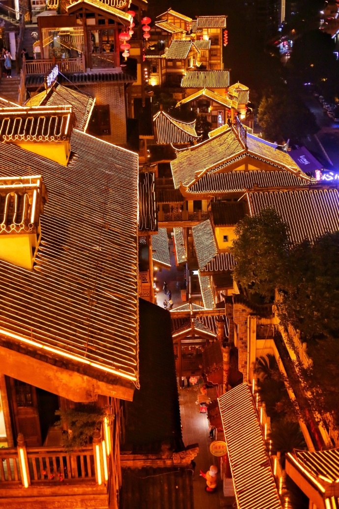 重庆洪崖洞夜景图片