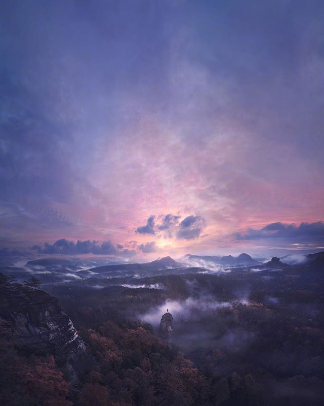 夜晚星空唯美风景图片