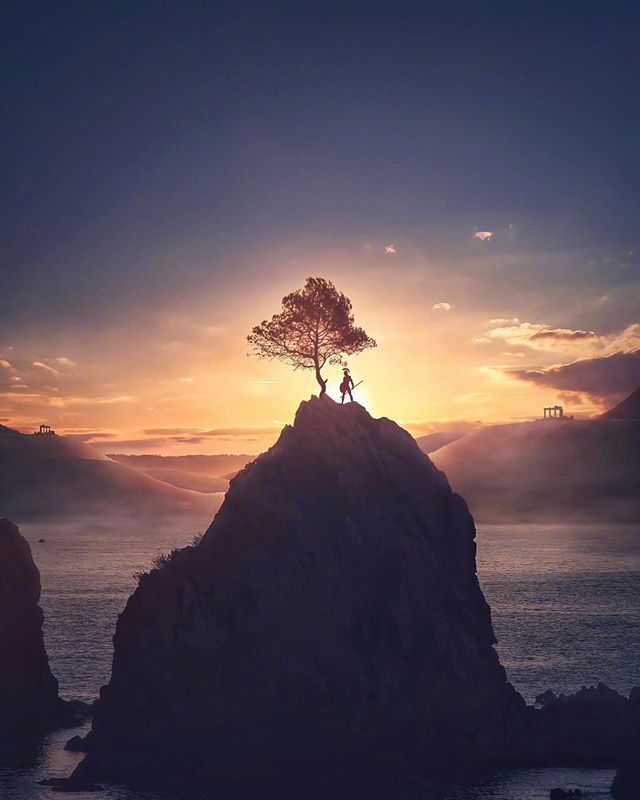 夜晚星空唯美风景图片