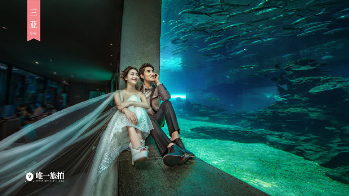 唯一旅拍 海边婚纱图片