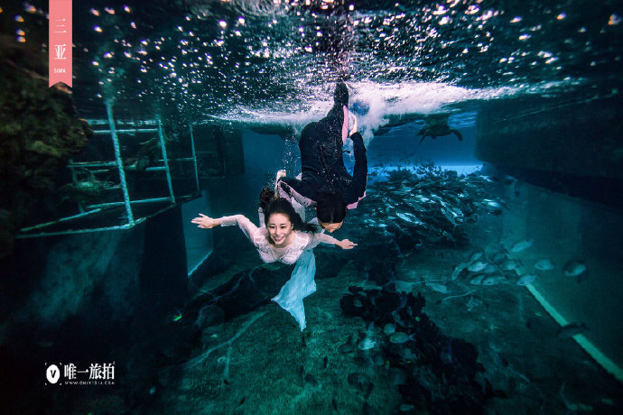 唯一旅拍 海边婚纱图片