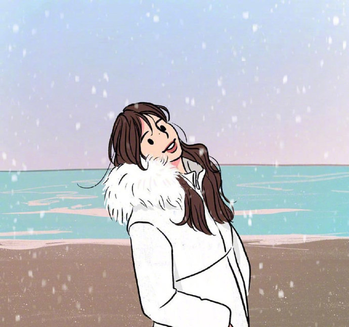 插画师画笔下的精致女孩头像图片