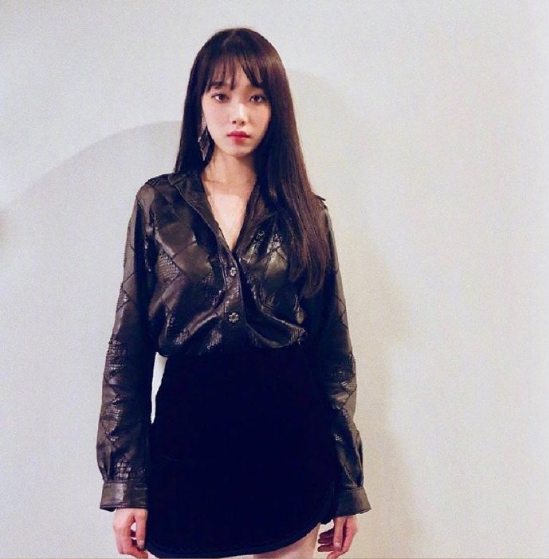 韩国美女图片 少女颜李圣经的少女感拍照图片