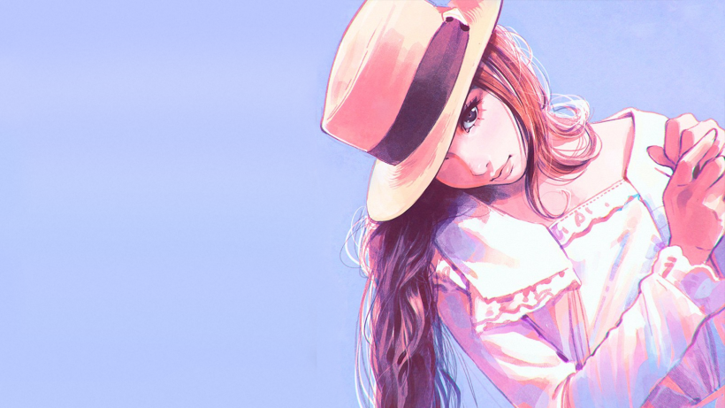 俄罗斯插画师Ilya Kuvshinov可爱的少女肖像插画头像