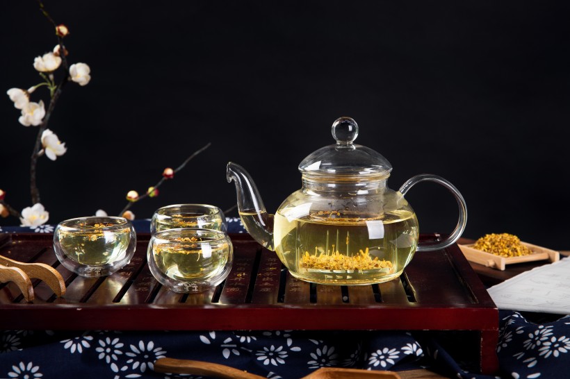 养生美白茶桂花茶图片