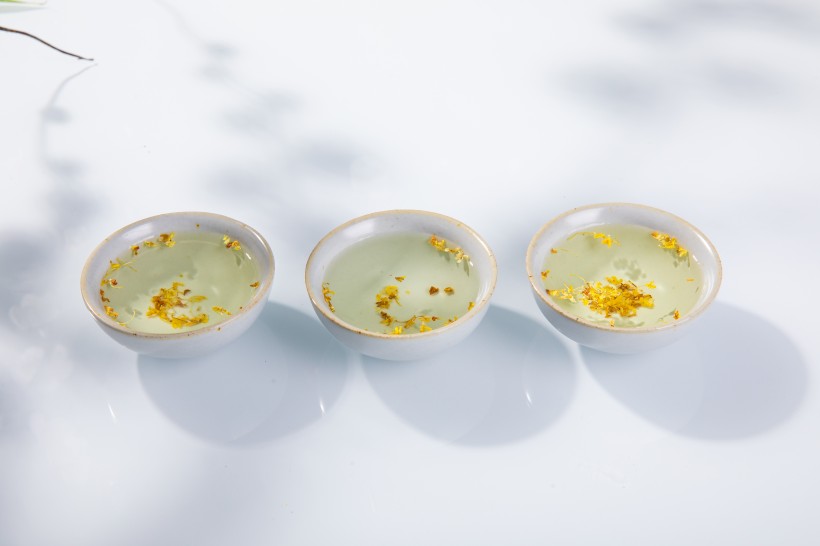 养生美白茶桂花茶图片