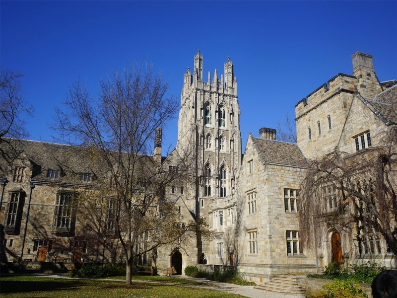 美国耶鲁大学建筑风景图片
