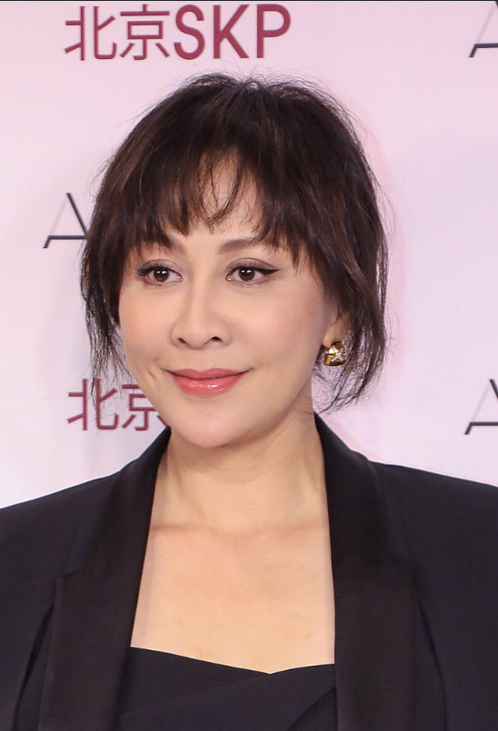 霸气女王刘嘉玲斗篷西装出席品牌活动图片