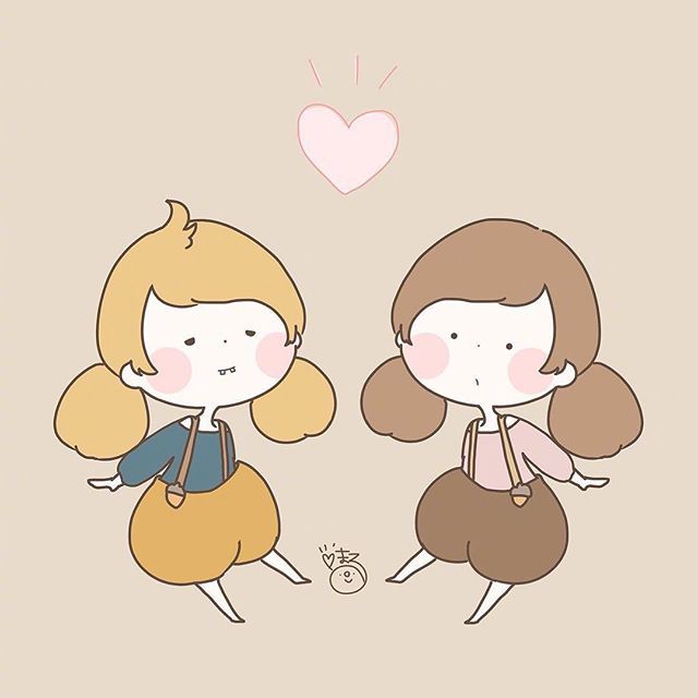 qq闺蜜头像两人 闺蜜的头像图片