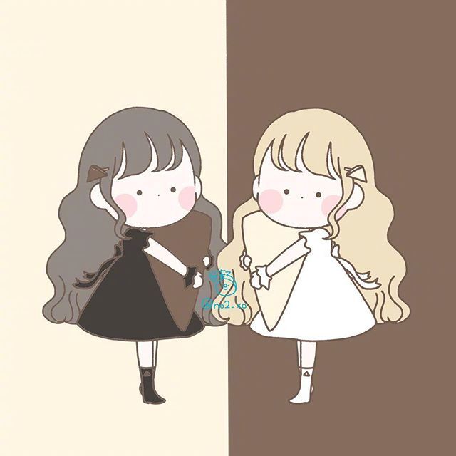 qq闺蜜头像两人 闺蜜的头像图片