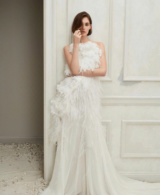 Oscarde la Renta2019秋季婚纱图片