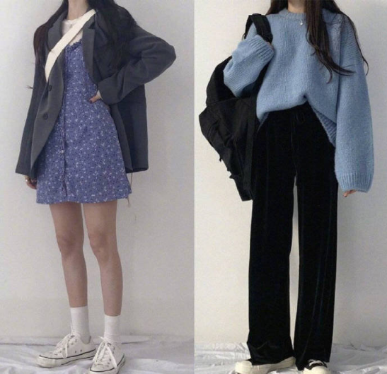 做一个有态度的率性少女极致简约穿搭图片