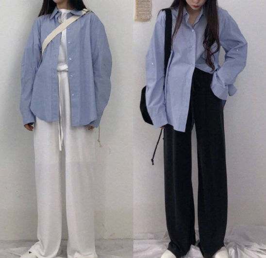 做一个有态度的率性少女极致简约穿搭图片