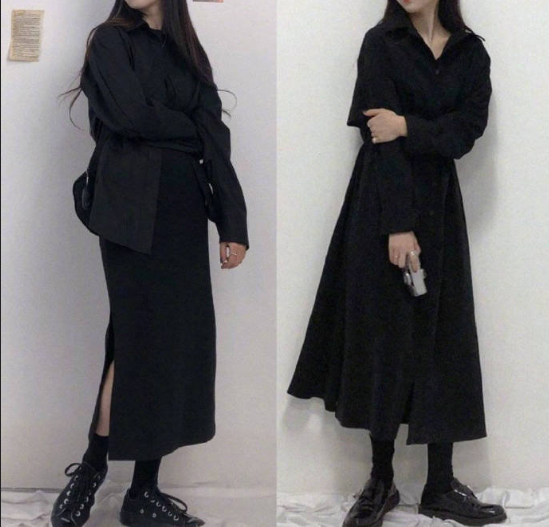 做一个有态度的率性少女极致简约穿搭图片