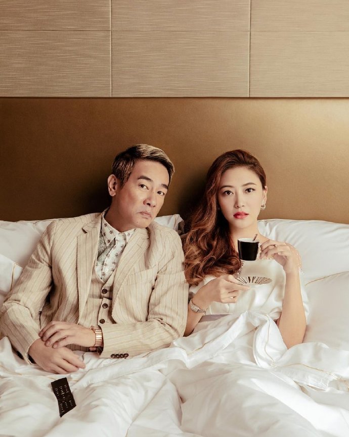 香港明星夫妻应采儿陈小春甜蜜婚纱照图片