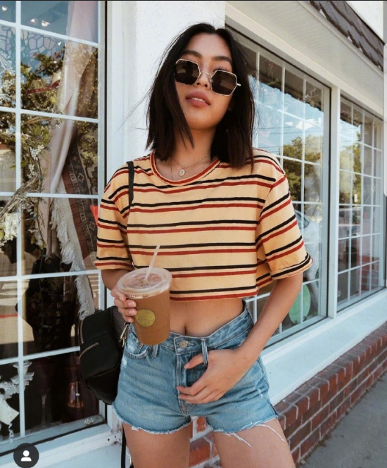 欧美美女洛杉矶博主alyssa may时髦与随性图片