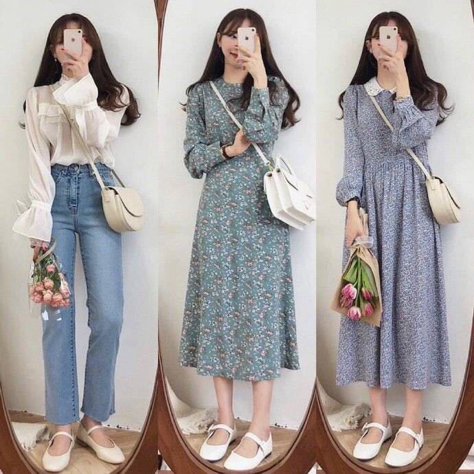 超爱的春季服装搭配图片