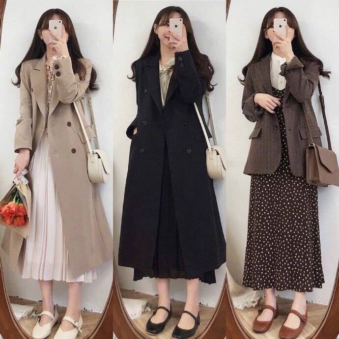 超爱的春季服装搭配图片