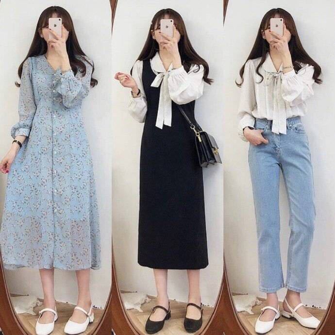 超爱的春季服装搭配图片