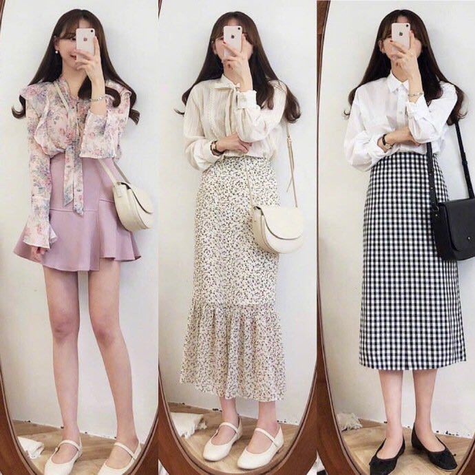 超爱的春季服装搭配图片
