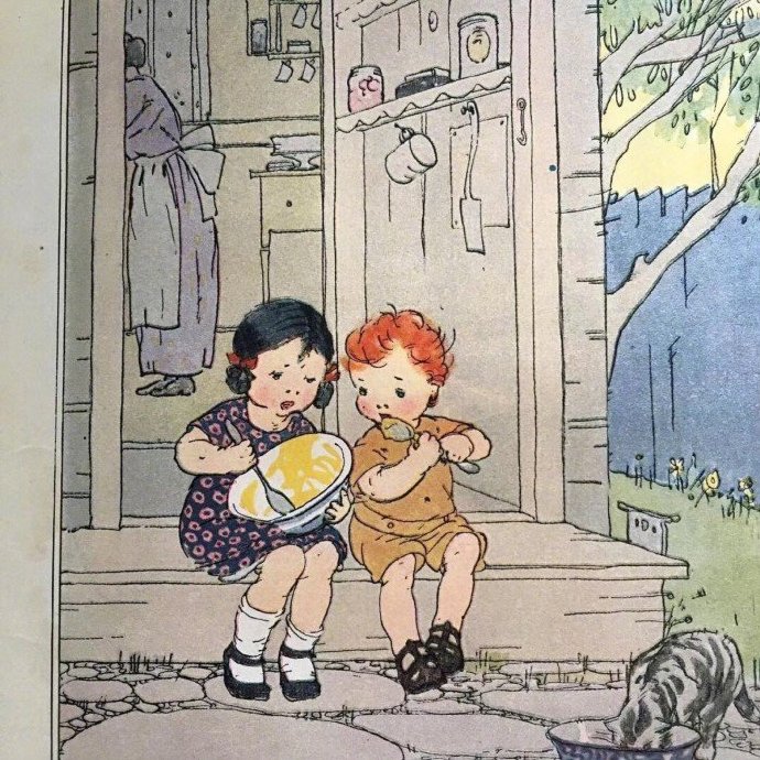 小时候的回忆动画头像图片