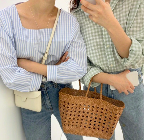 日常韩风随性春季服装搭配图片