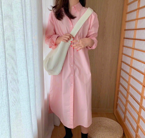 日常韩风随性春季服装搭配图片