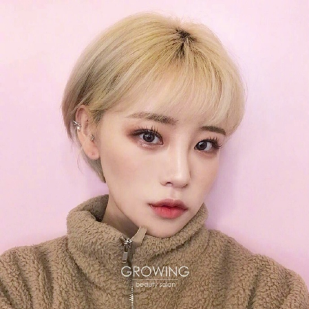 日系短发美女图片 女生短发发型图片