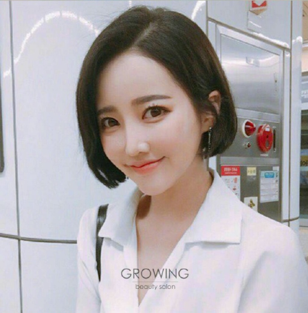 日系短发美女图片 女生短发发型图片