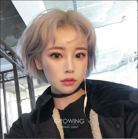 日系短发美女图片 女生短发发型图片