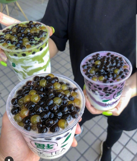 好想喝珍珠奶茶珍珠超多的那种