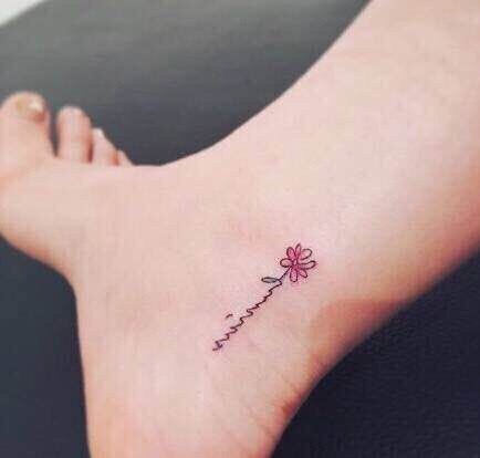 脚踝纹身小图案大全