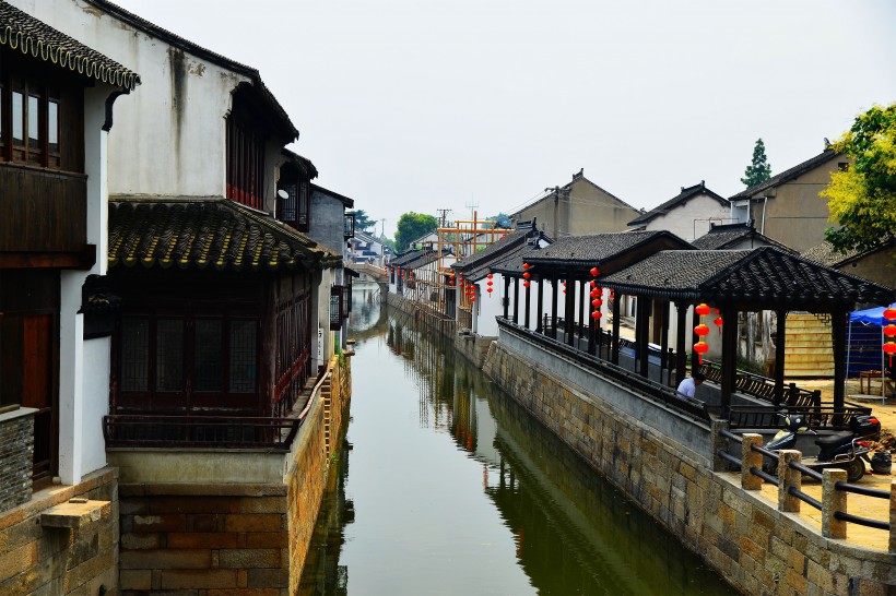江苏甪直古镇风景图片