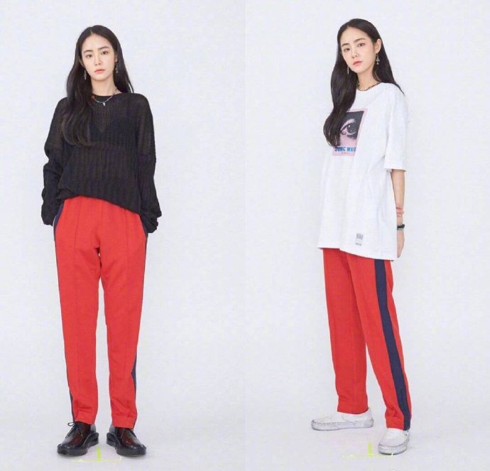 高个子美女图片 酷女孩穿衣搭配图片