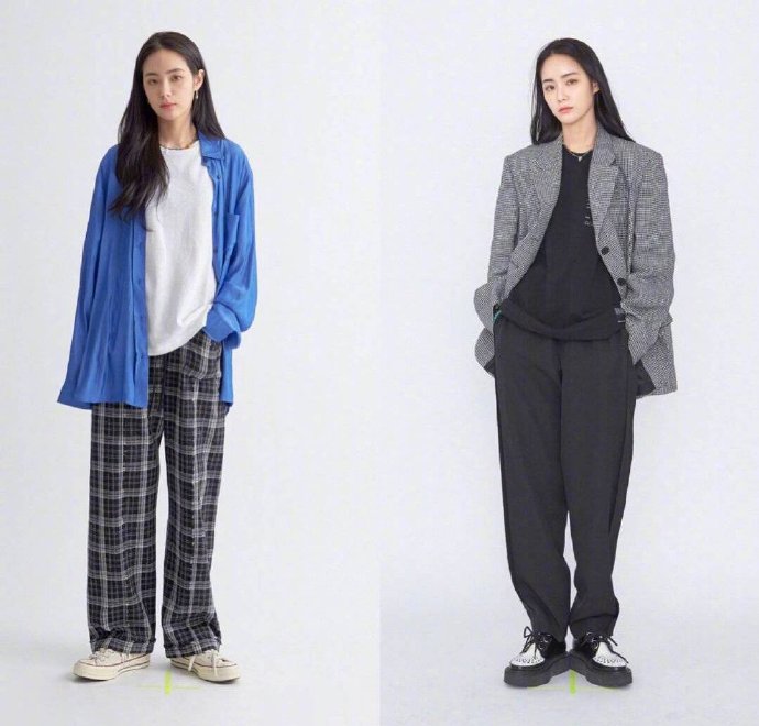 高个子美女图片 酷女孩穿衣搭配图片