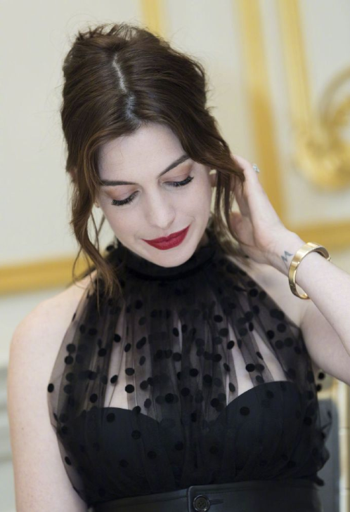 欧美美女图片 红唇美女Anne Hathaway美人图片