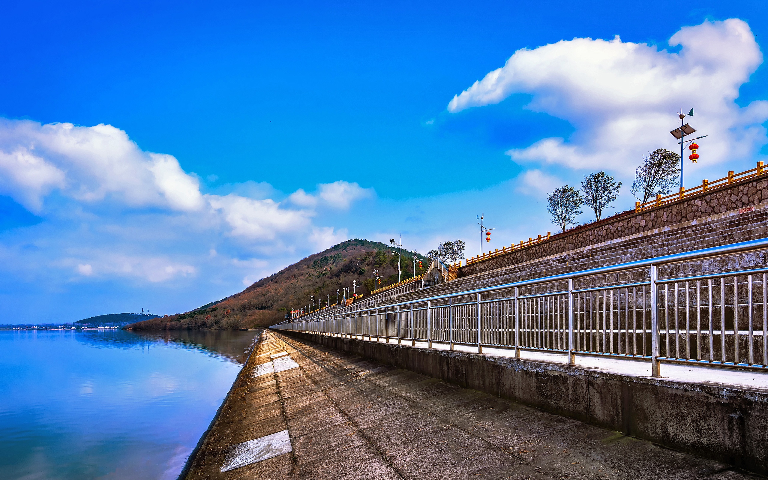 南京金牛湖风景图片
