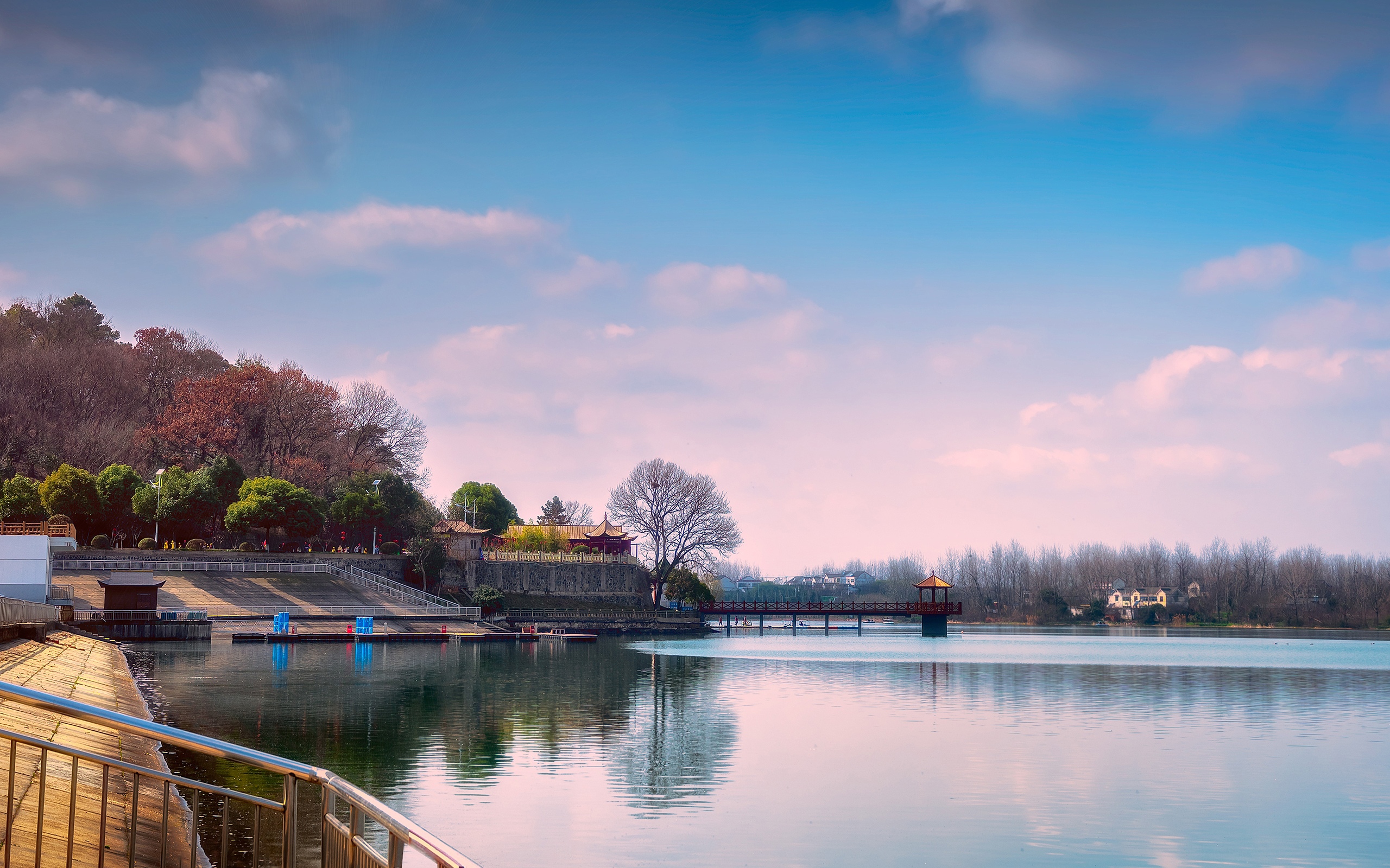 南京金牛湖风景图片